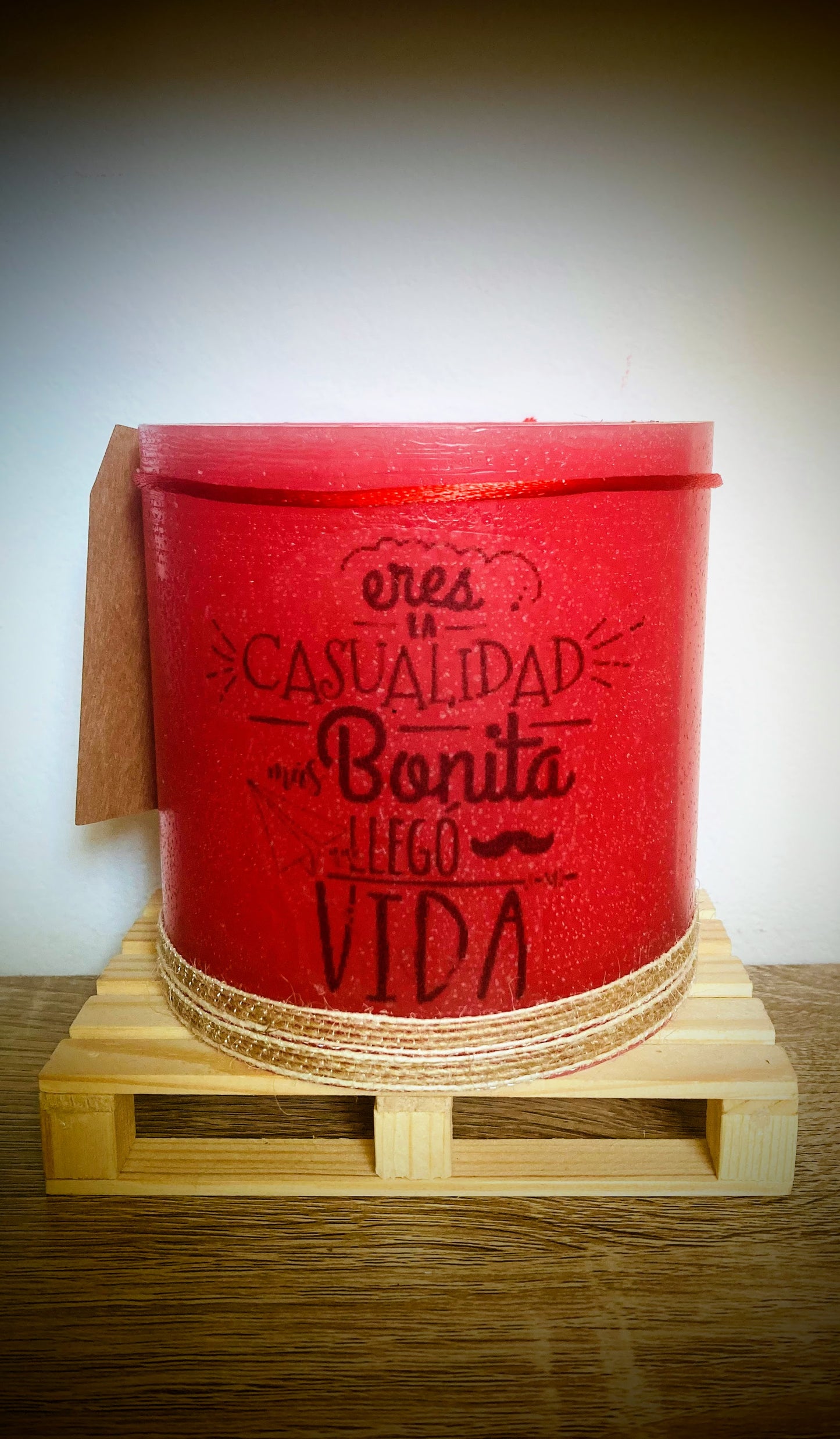 Fanal de Cera/Vela hueca aromatica – Mensaje Inspirador para vela Led o de té- Lilinnight