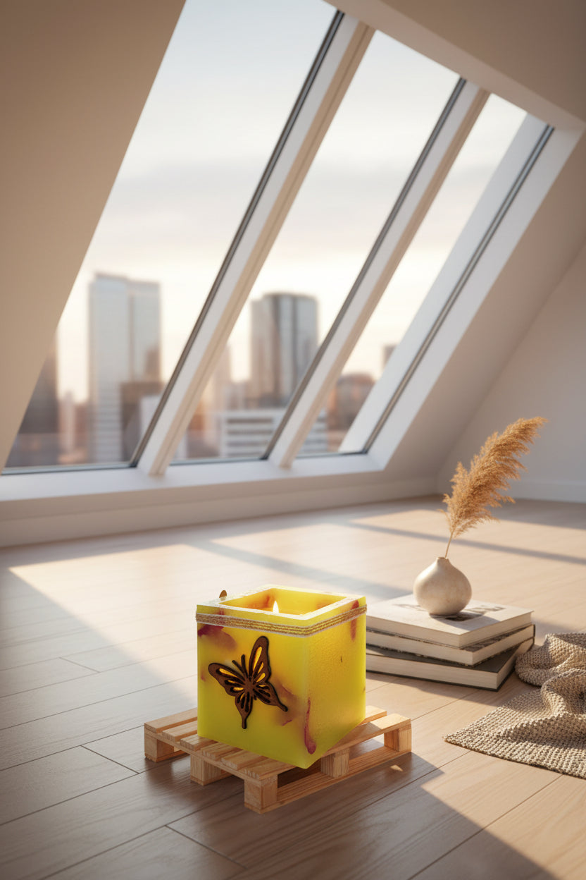 fanal de cera, vela hueca, porta velas, vela artesanal, lilinnight