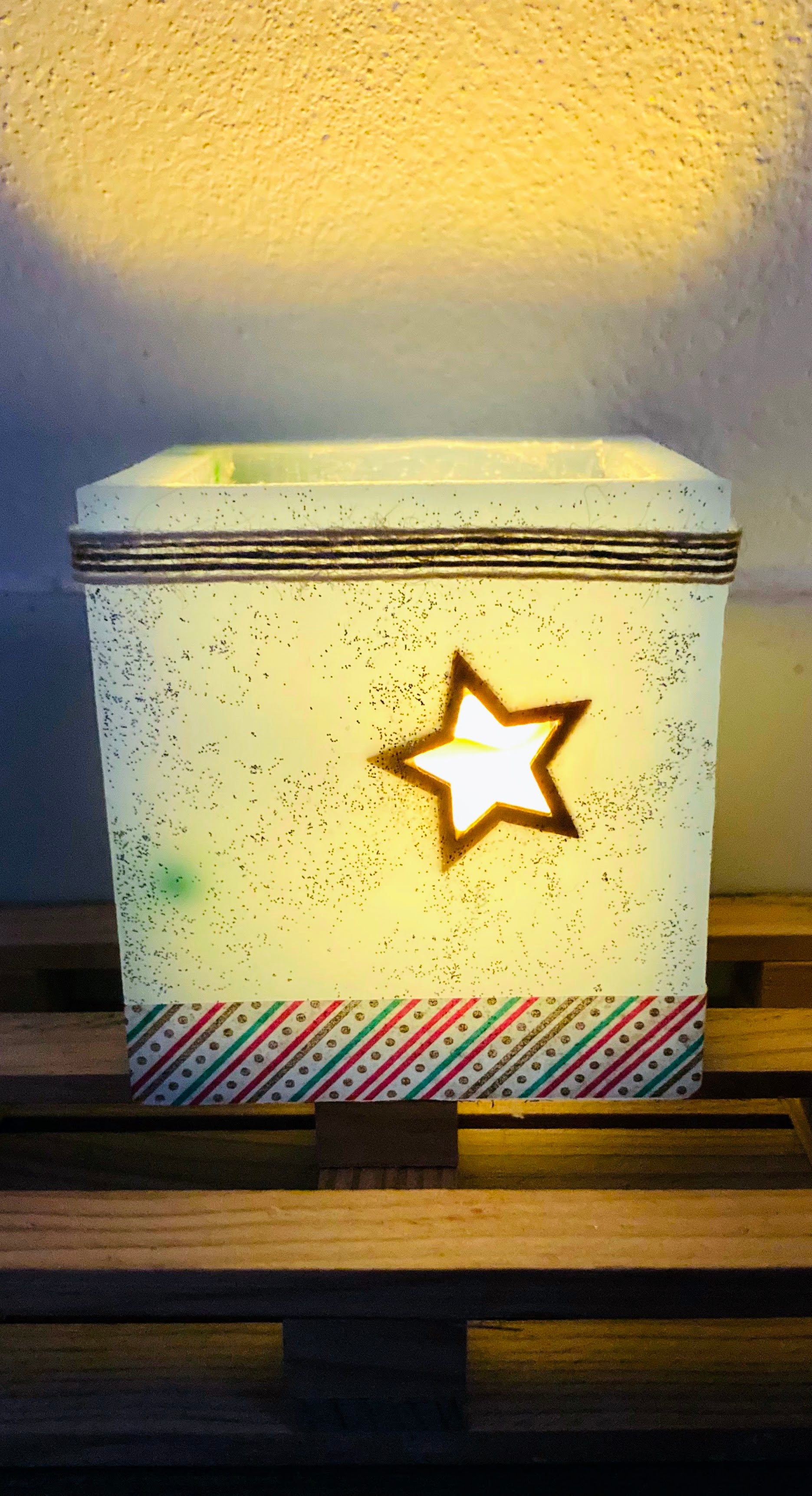 fanal de cera navidad, vela hueca, navidad