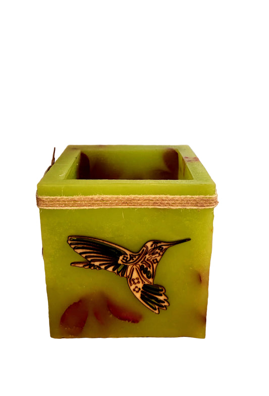 frontal-vela hueca-colibri-aroma floral