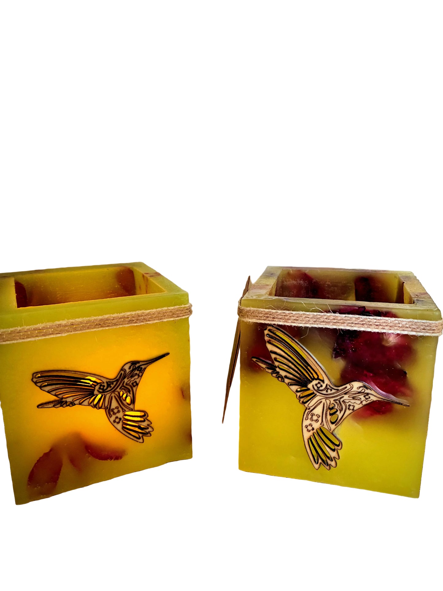 velas huecas- fanales aromaticos-colibri-vela led- lilinnight