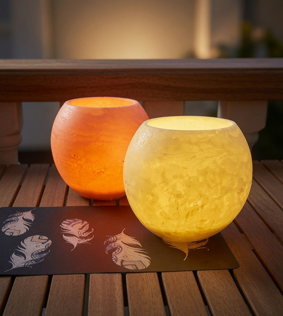 vela hueca flotante, vela hueca, led, lilinnight, esfera , decoracion, iluminacion , ambiente con luz 
