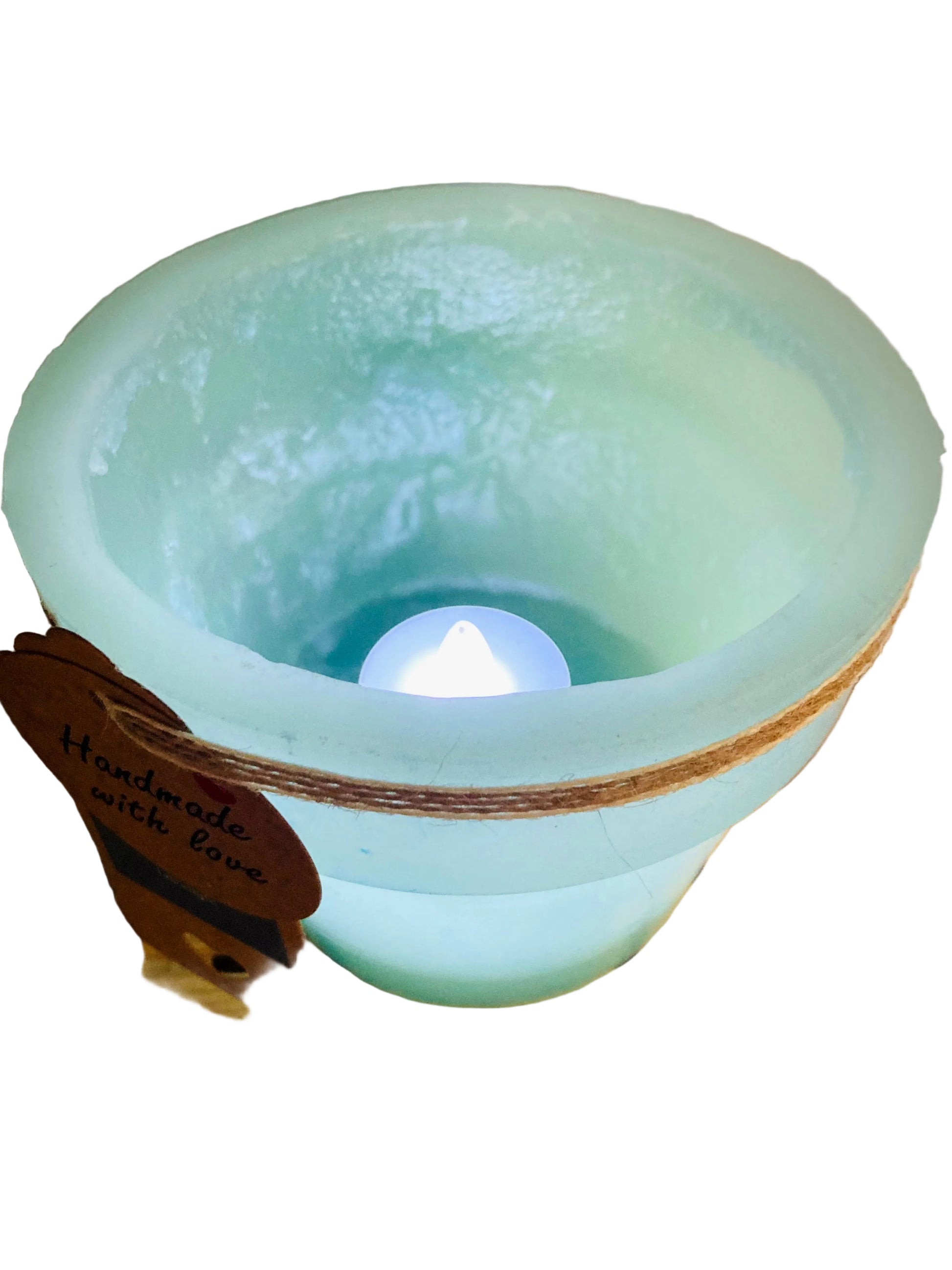 velas huecas, forma de maceta, lilinnight