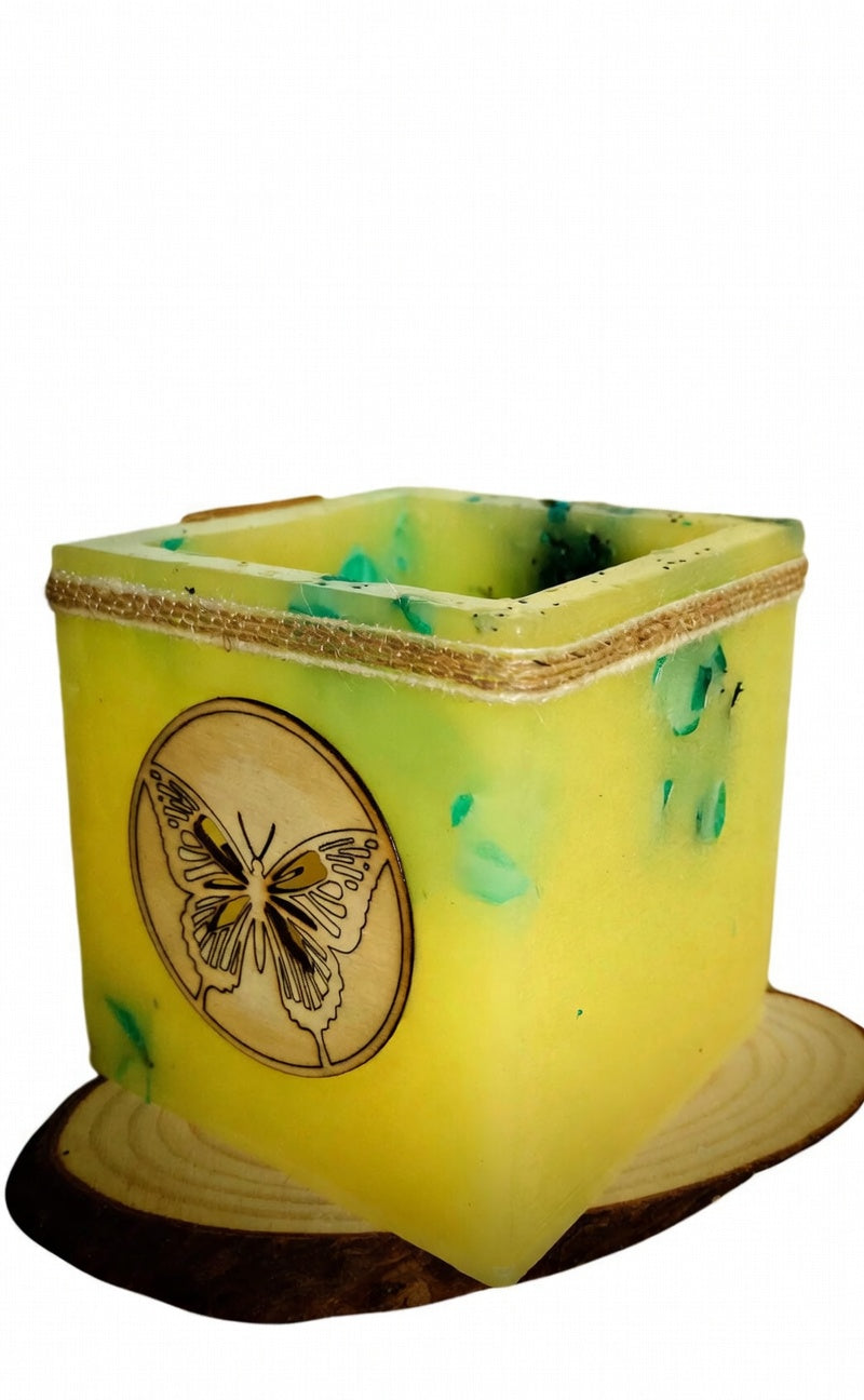 vela hueca, mariposa, lilinnight, vela infinita