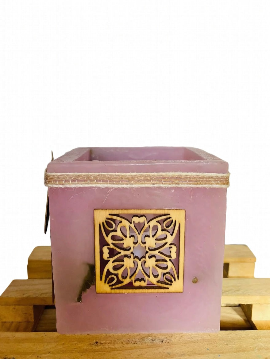 vela, vela hueca, fanal de cera, porta velas, lilinnight