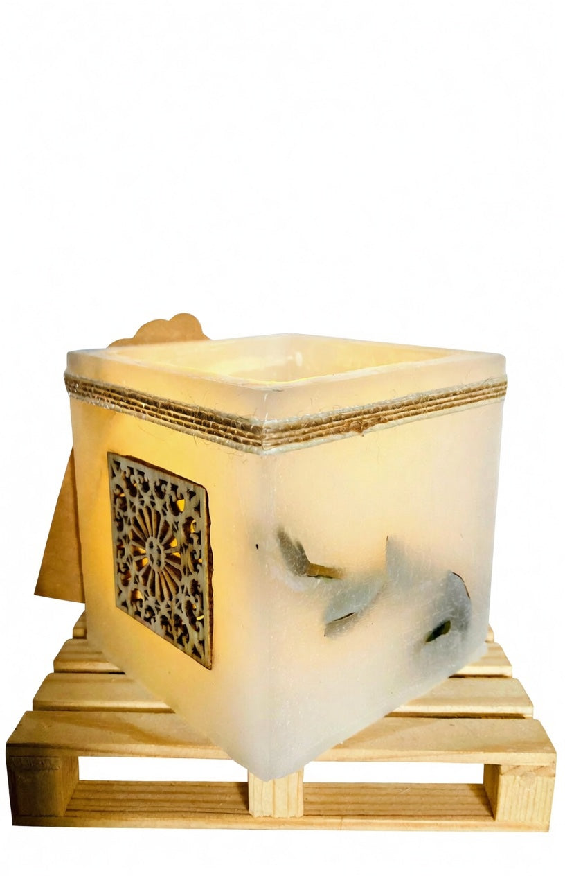 vela, vela hueca, fanal de cera, porta velas, lilinnight